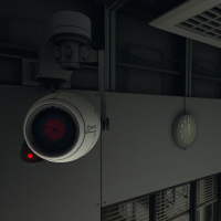 The Aperture Science CCTV camera.